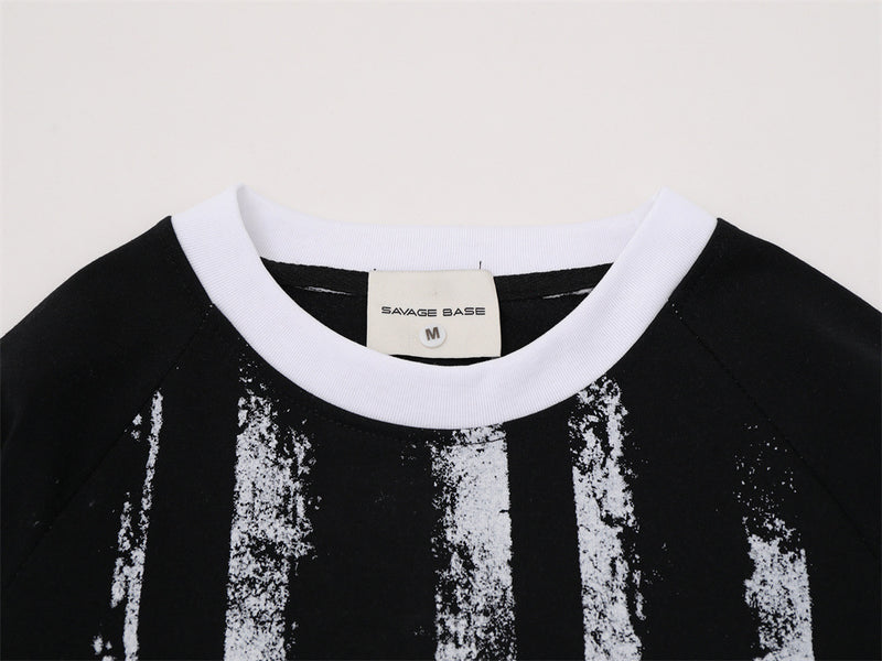 Fake-Zweiteiler-Colorblock-Langarmshirt für Herren – REFUSED CHANGE 09, verwaschen