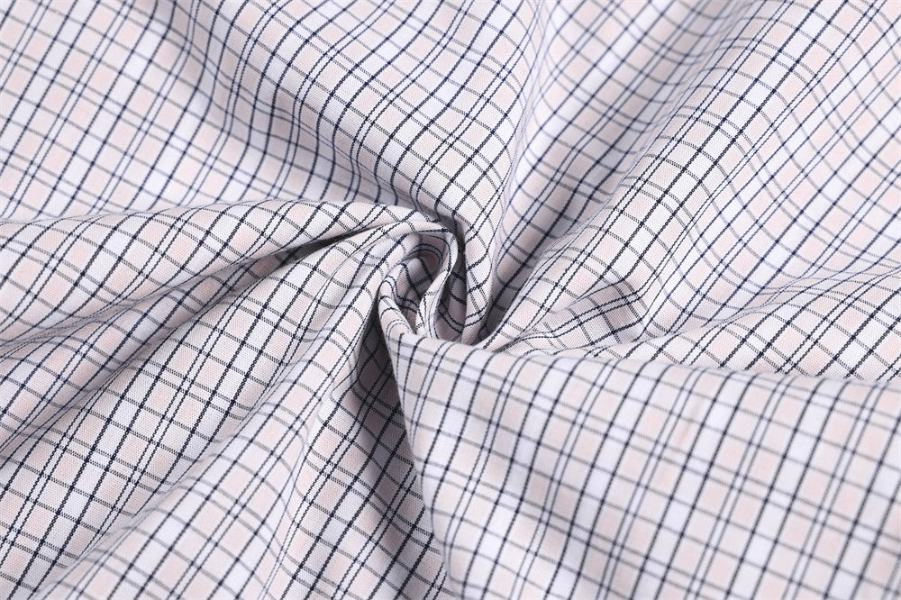 Plaid Wide-Leg Trousers – Men's Relaxed Fit Elastic Waist Pants