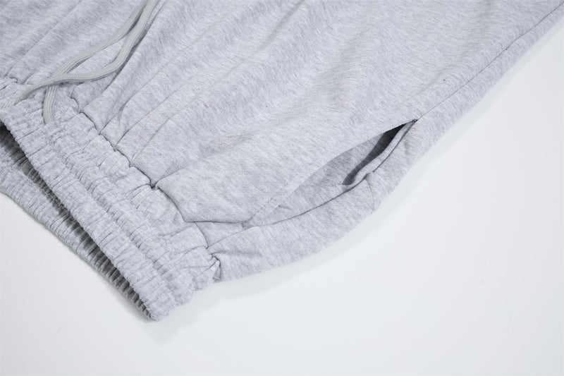 Pantalon de survêtement à jambes larges avec imprimé gothique – Pantalon molletonné baggy hip-hop