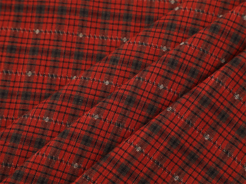Plaid Check Short Sleeve Shirt – Oversized Relaxed Fit