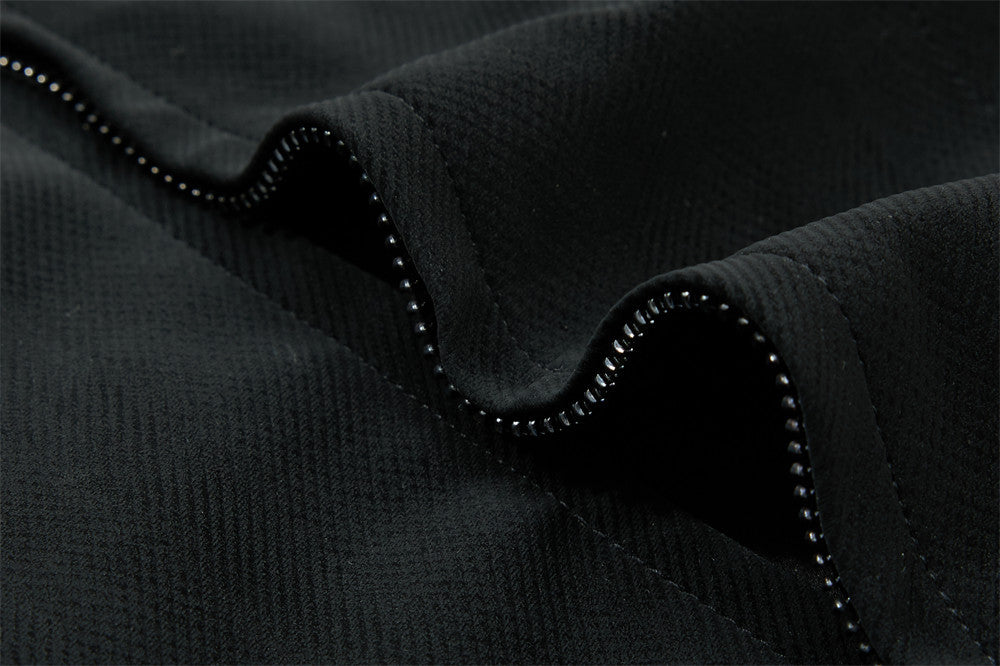 Jacke mit Stehkragen und Reißverschluss – Dekonstruierter Oversized-Schnitt
