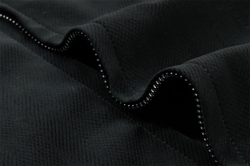 Jacke mit Stehkragen und Reißverschluss – Dekonstruierter Oversized-Schnitt