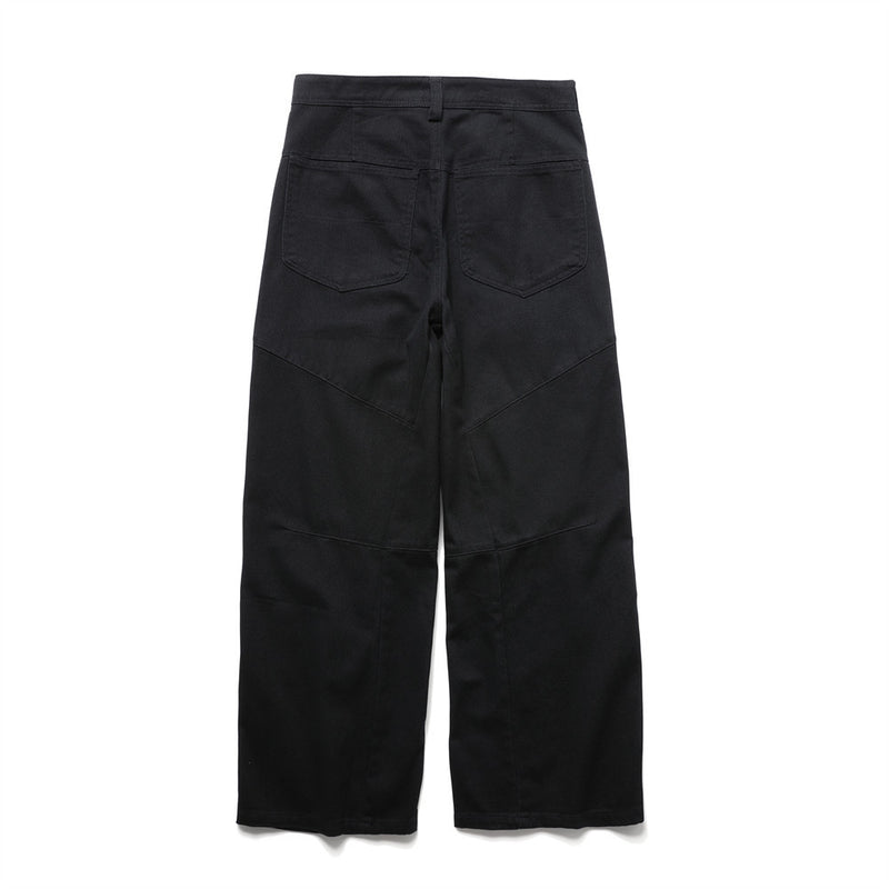 Baggy-Cargohose für Herren mit weitem Bein, Einsätzen und Workwear-Stil