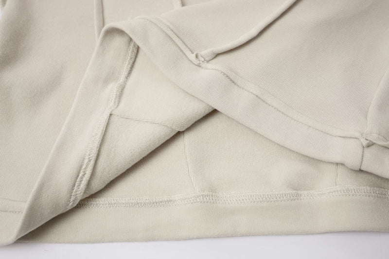 T-shirt manches courtes déconstruit à coutures 3D en relief – Streetwear délavé coupe ajustée