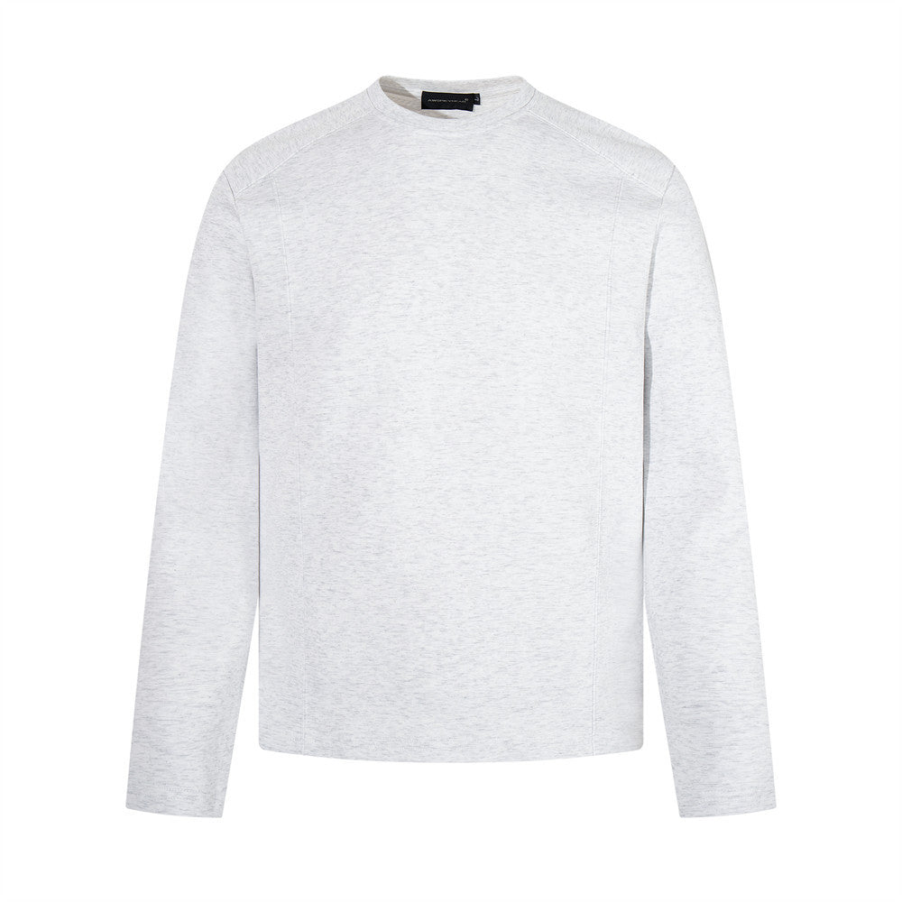 Men's Long Sleeve Crew Neck T-Shirt – Relaxed Fit