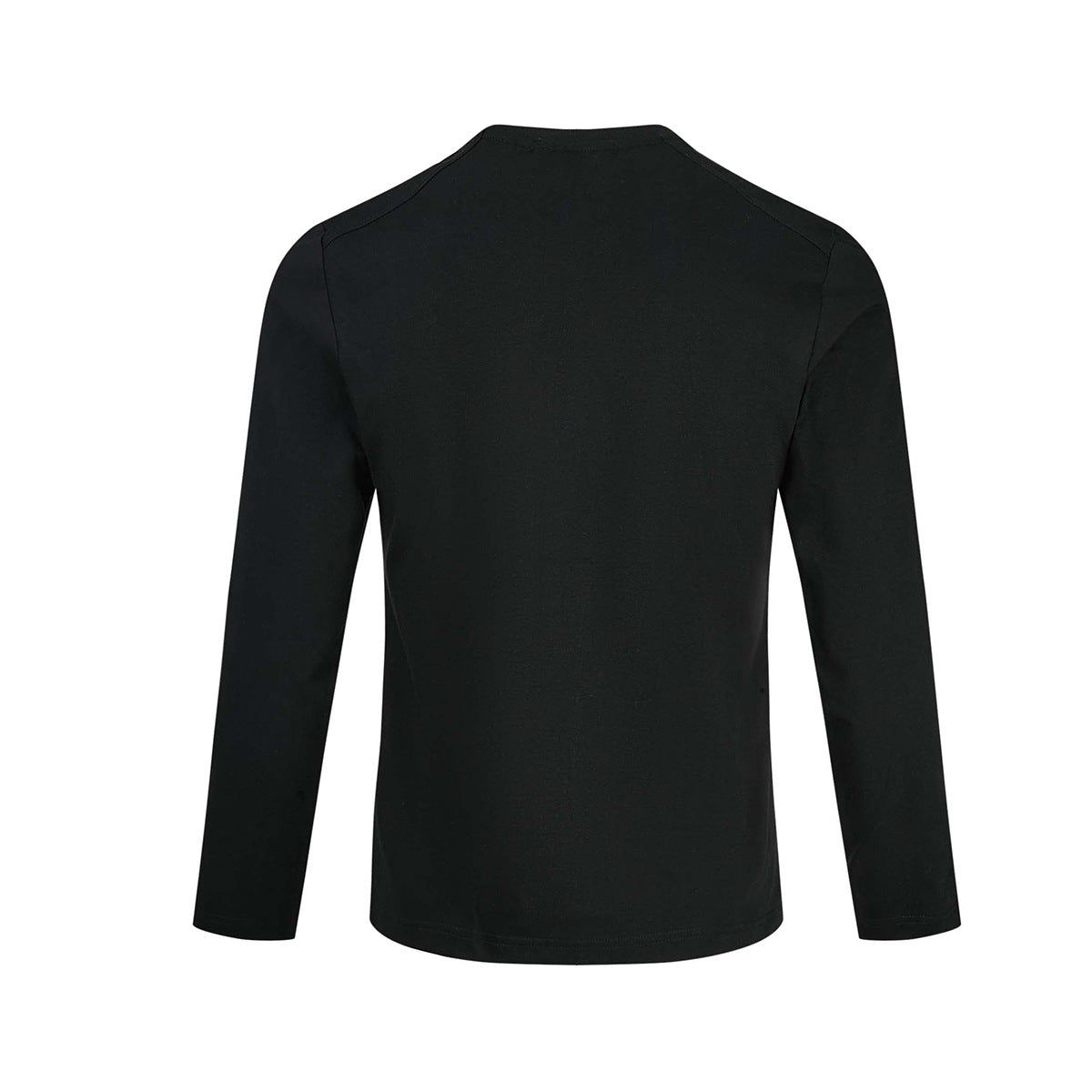 Men's Long Sleeve Crew Neck T-Shirt – Slim Fit Raglan Shoulder Tee