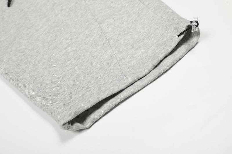 Wide-Leg-Sweatpants mit Karoband – Oversized-Hip-Hop-Barrel-Pants