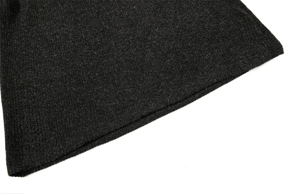 Men's Ribbed Knit Henley Sweater – Long Sleeve, Relaxed Fit