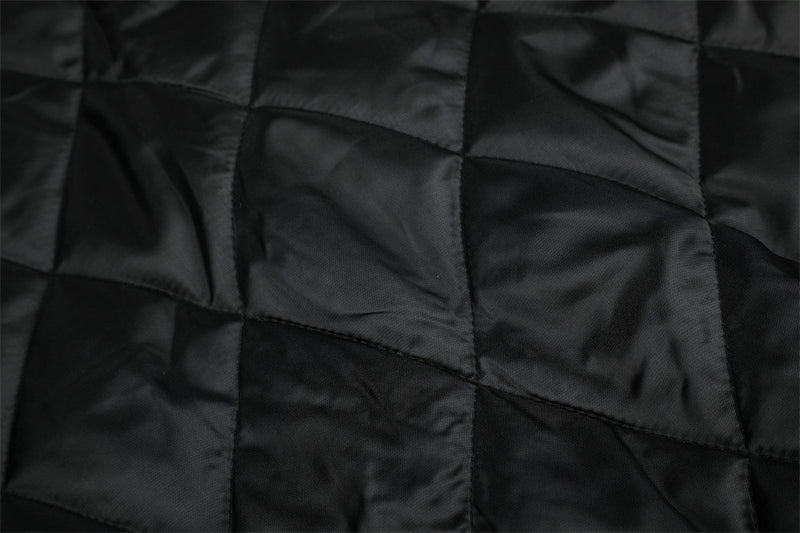 Men's Studded Bomber Jacket with Faux Fur Collar – High Street Winter Coat