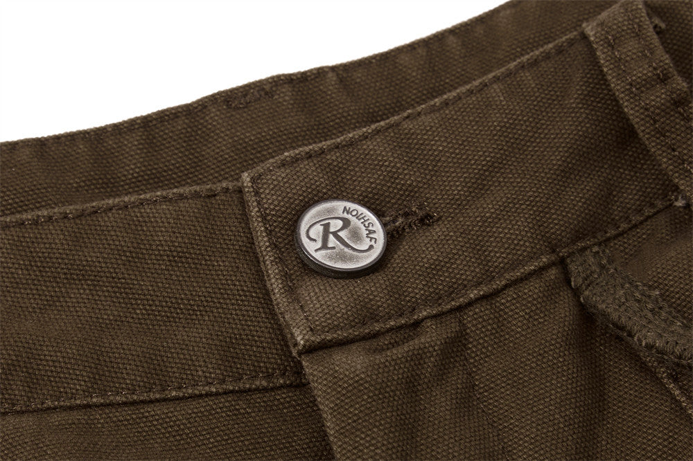 Wide-Leg Cargo Pants Men – Multi-Pocket A-Line Baggy Trousers