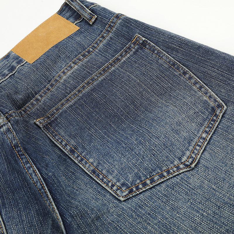Baggy Black Jeans für Herren – Wide-Leg-Barrel-Fit aus verwaschenem Denim