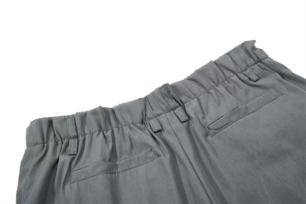 Hose mit weitem Bein und Bundfalten – Herrenhose mit elastischem Bund und Ballon-Schnitt