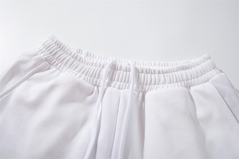 Pantalon de survêtement baggy large à imprimé graphique effet usé – Vintage Soul Rebirth