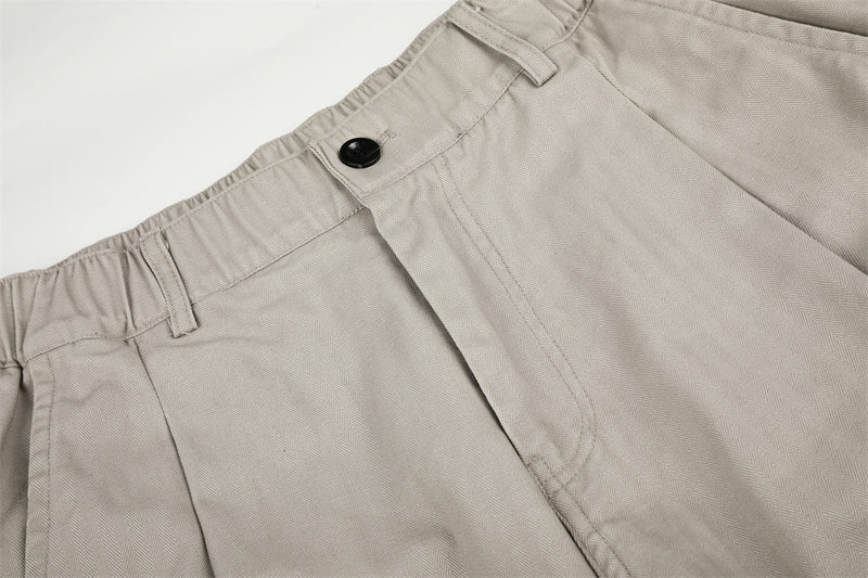 Wide-Leg Cargo Pants – Multi-Pocket Relaxed Fit Trousers