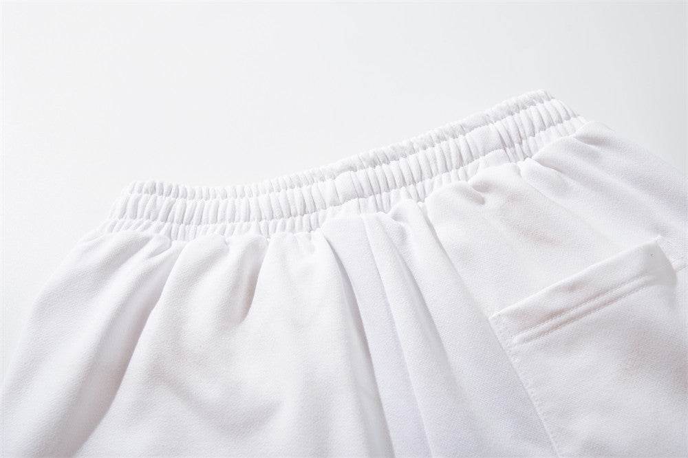 Pantalon de survêtement baggy large à imprimé graphique effet usé – Vintage Soul Rebirth
