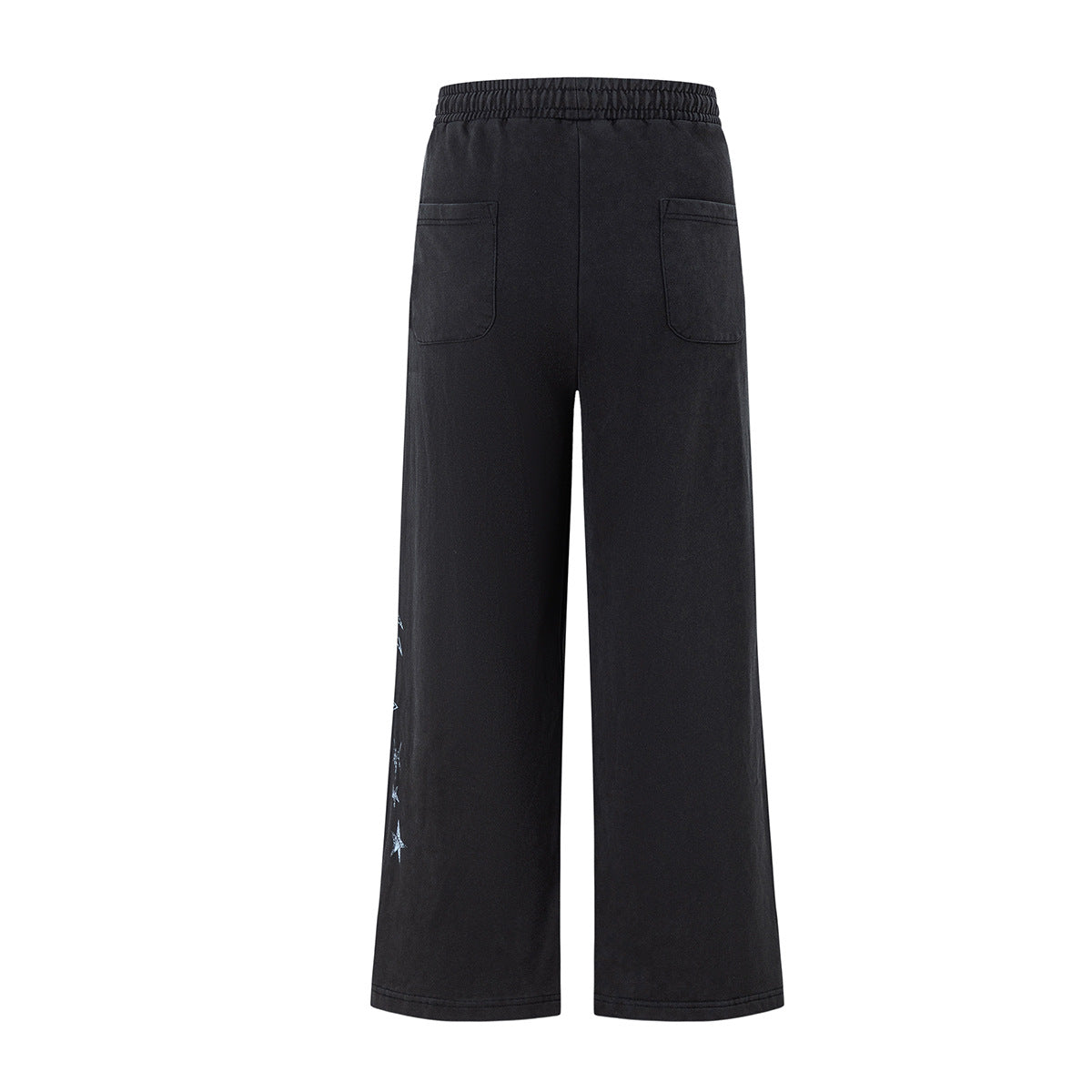 Pantalon de survêtement wide leg avec écusson varsity et motif graphique numéro 28
