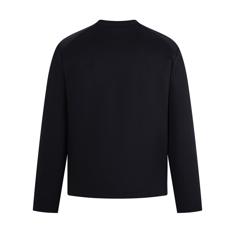 Men's Long Sleeve Crew Neck T-Shirt – Relaxed Fit