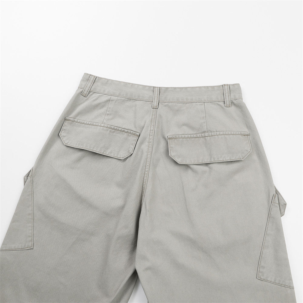 Pantalon cargo wide leg – Coupe décontractée workwear à poches multiples