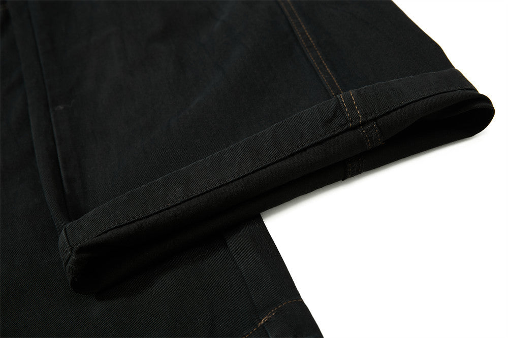 Wide-Leg Trousers with Double-Breasted Rope Detail