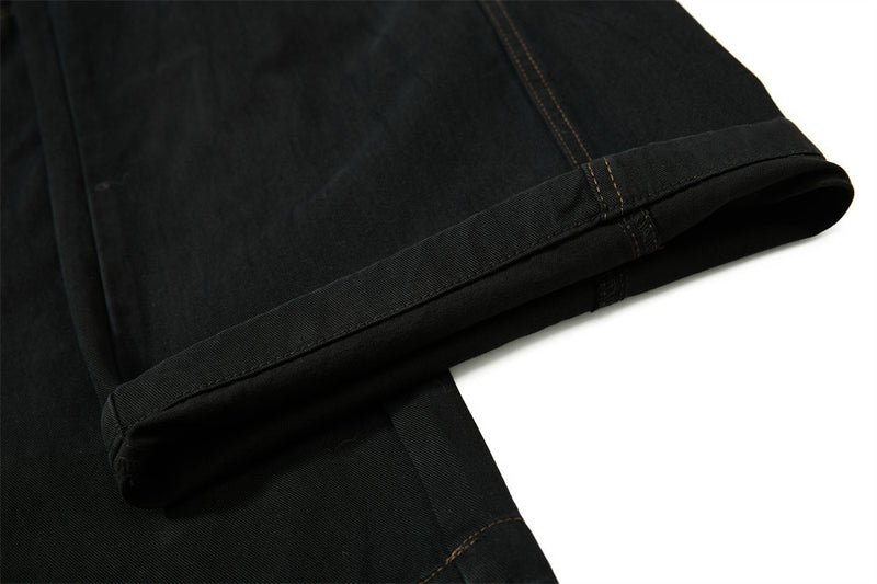 Wide-Leg Trousers with Double-Breasted Rope Detail
