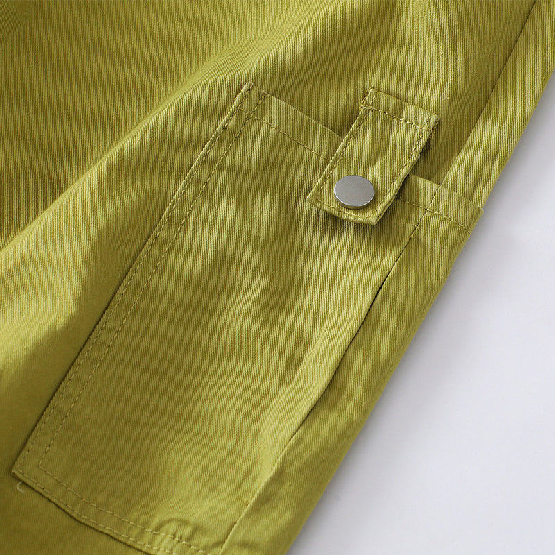 Men's Baggy Cargo Pants – Wide Leg Drawstring Parachute Trousers with