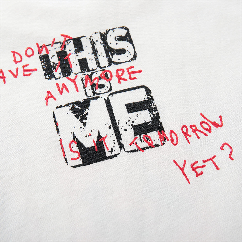T-shirt graphique homme à manches longues – Imprimé collage en neuf panneaux, col rond décontracté