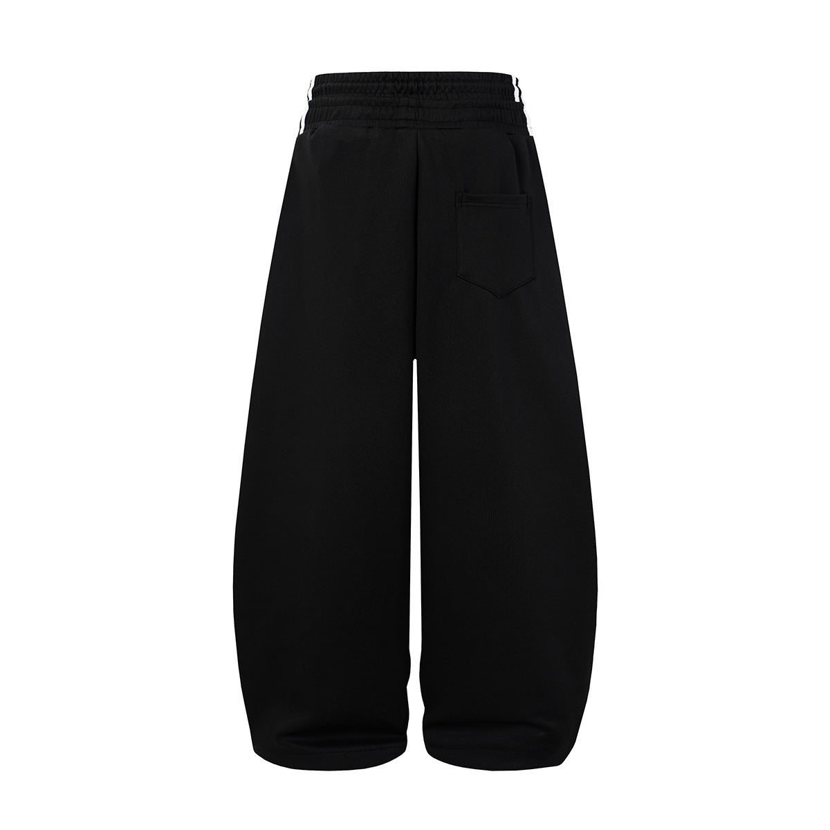 Ensemble veste de survêtement rétro à trois bandes et pantalon large avec écusson brodé