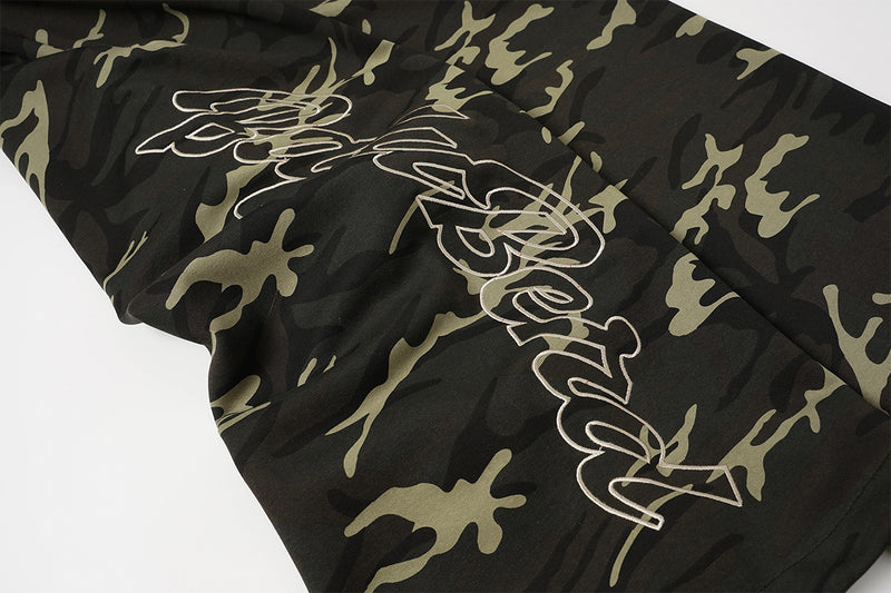Wide-Leg Camo Sweatpants – Baggy Streetwear Joggers with Drawstring Waist