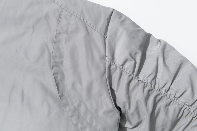 Padded Bomber Jacket – Zip-Up MA-1 Flight Jacket with Sleeve Pocket