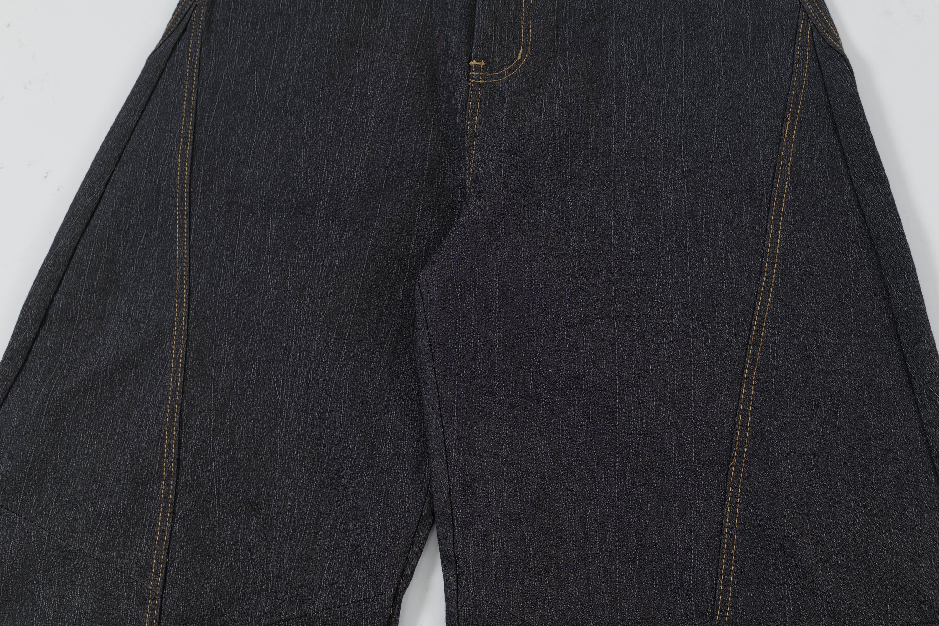 Omirad Curved Volume Wide-Leg Balloon Jeans | SEAKOFF