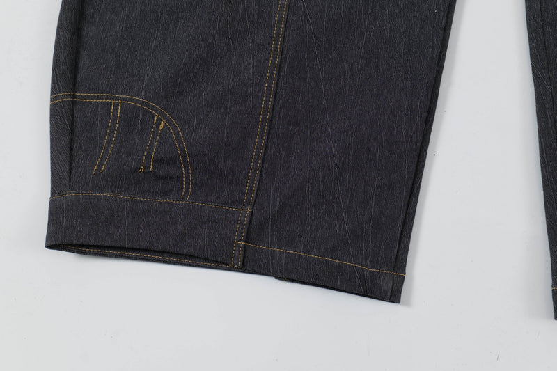 Omirad Curved Volume Wide-Leg Balloon Jeans | SEAKOFF
