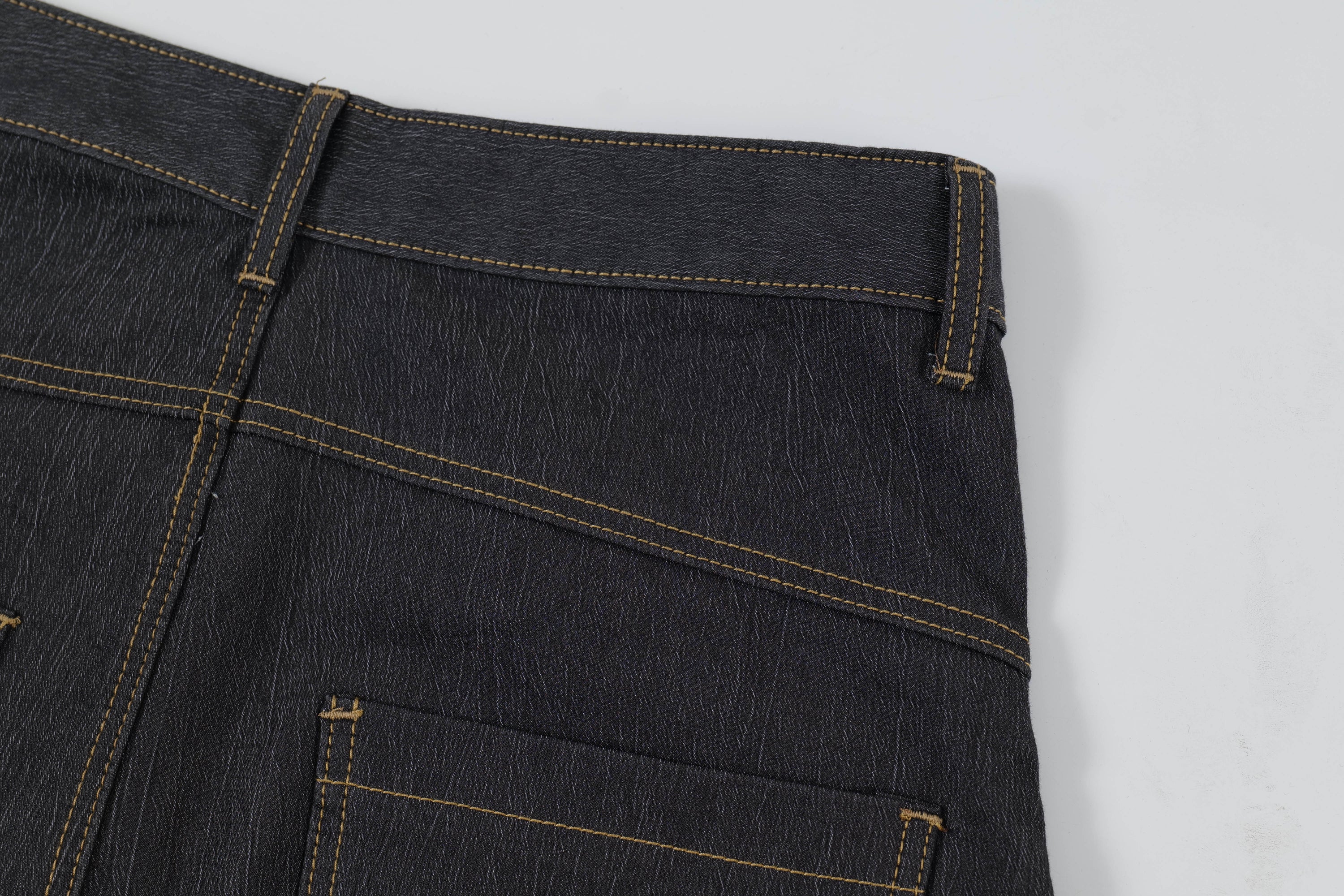 Omirad Curved Volume Wide-Leg Balloon Jeans | SEAKOFF