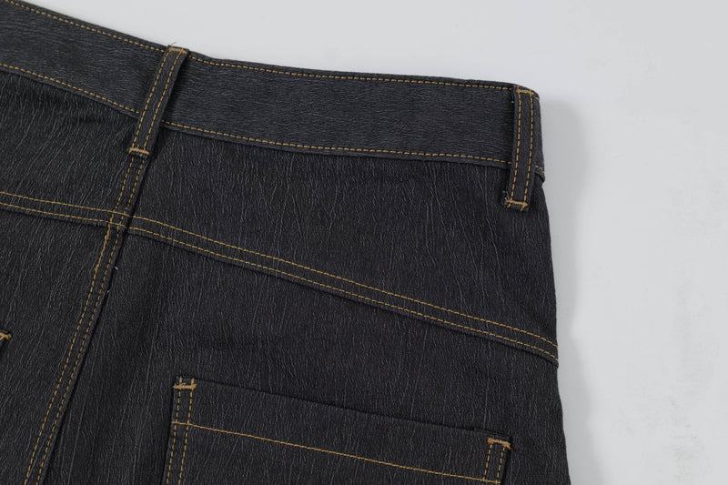 Omirad Curved Volume Wide-Leg Balloon Jeans | SEAKOFF