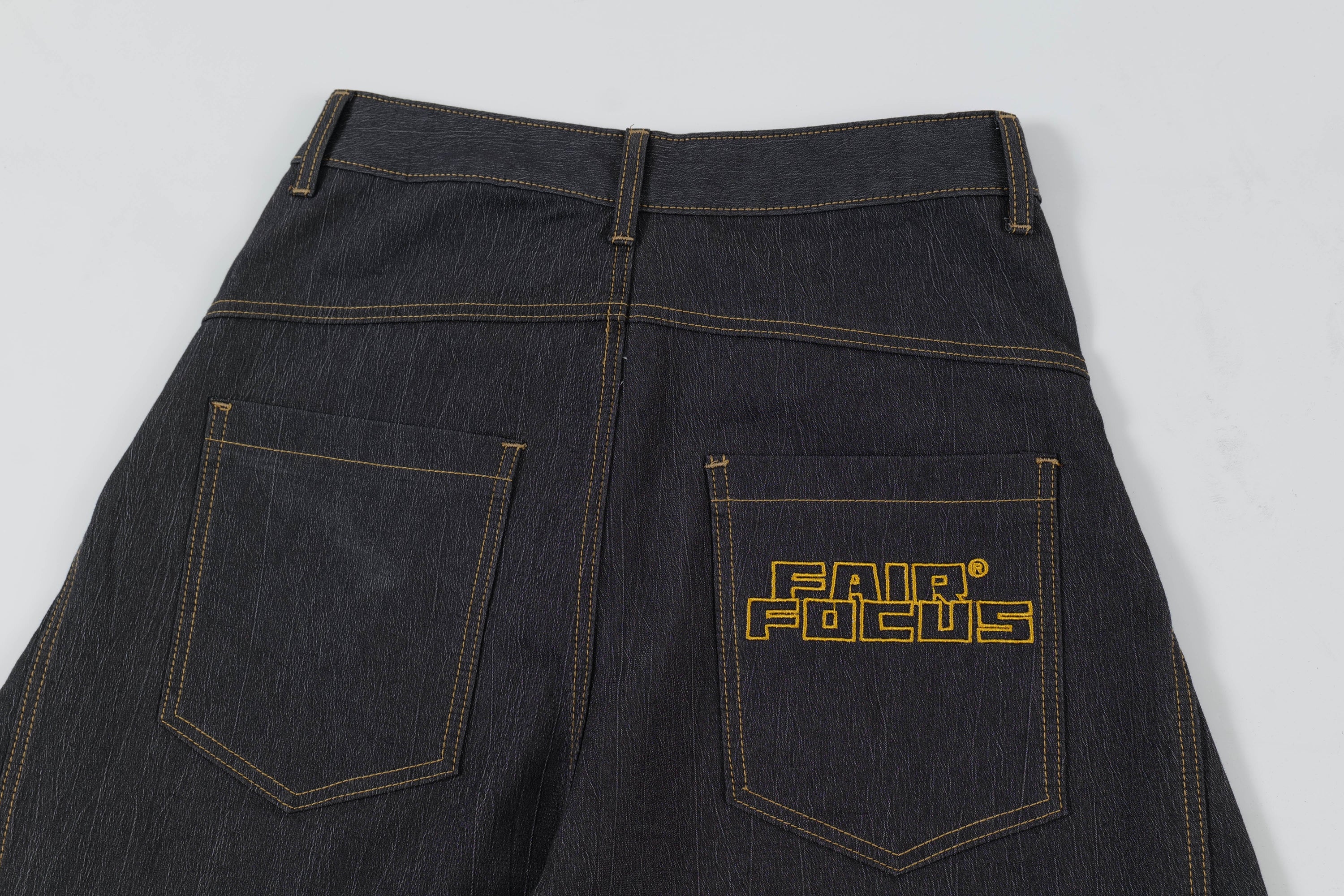 Omirad Curved Volume Wide-Leg Balloon Jeans | SEAKOFF