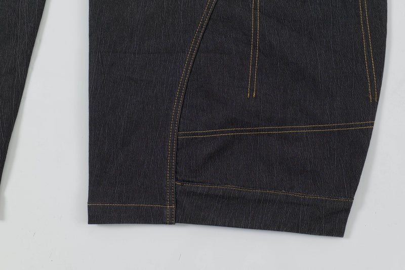 Omirad Curved Volume Wide-Leg Balloon Jeans | SEAKOFF