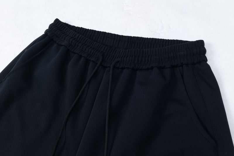 Curved Triple-Stripe Wide-Leg Track Pants | Streetwear