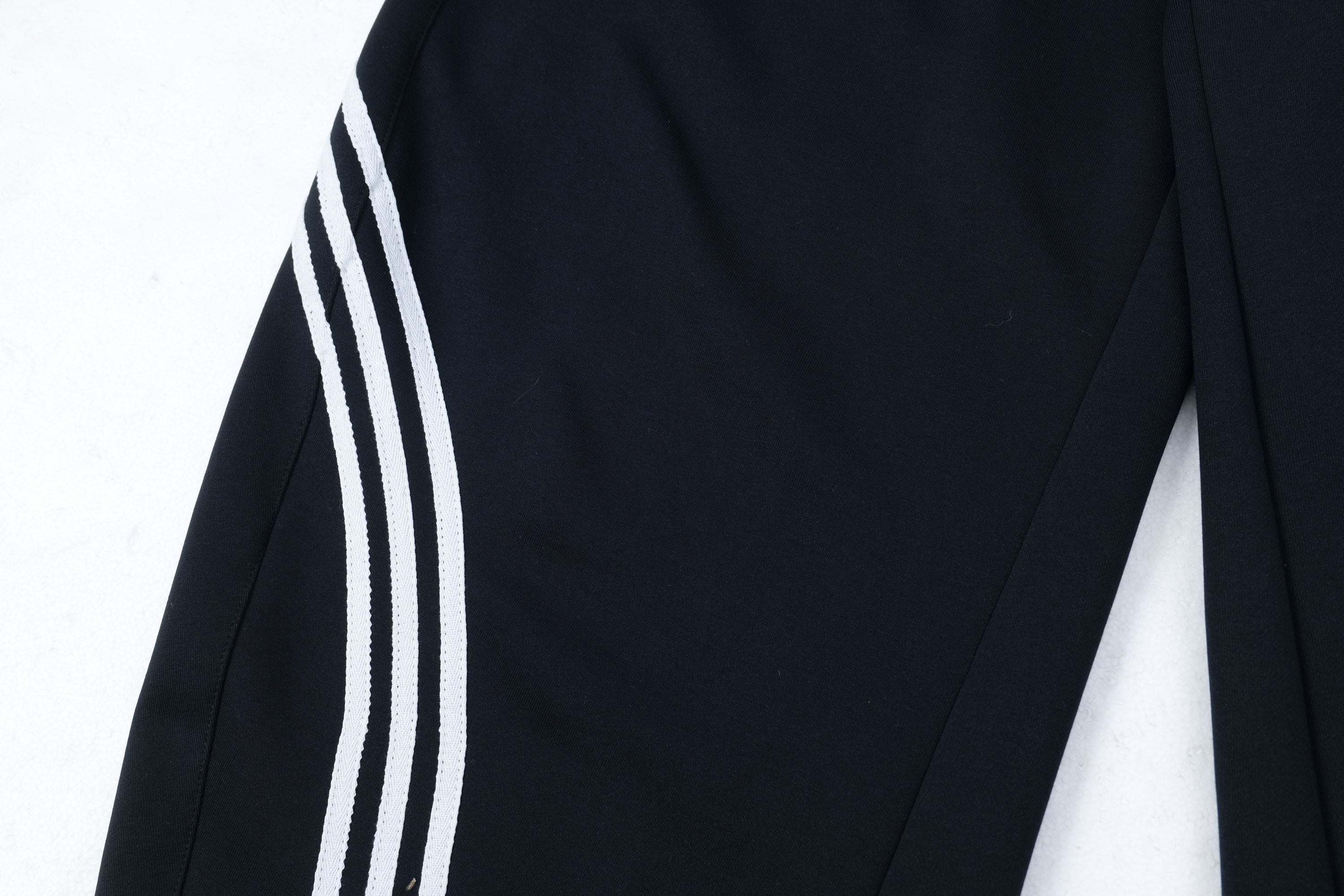 Curved Triple-Stripe Wide-Leg Track Pants | Streetwear