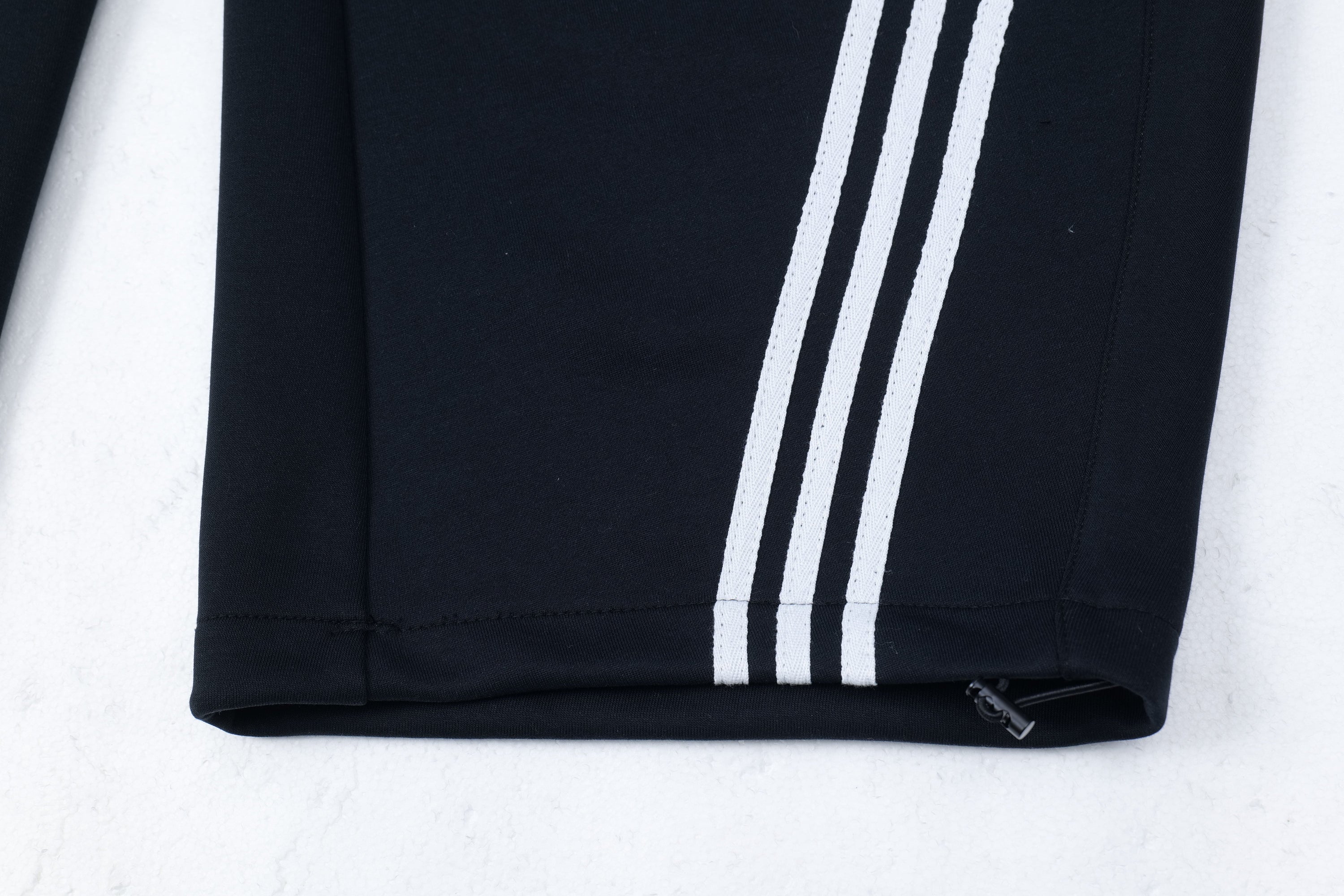 Curved Triple-Stripe Wide-Leg Track Pants | Streetwear