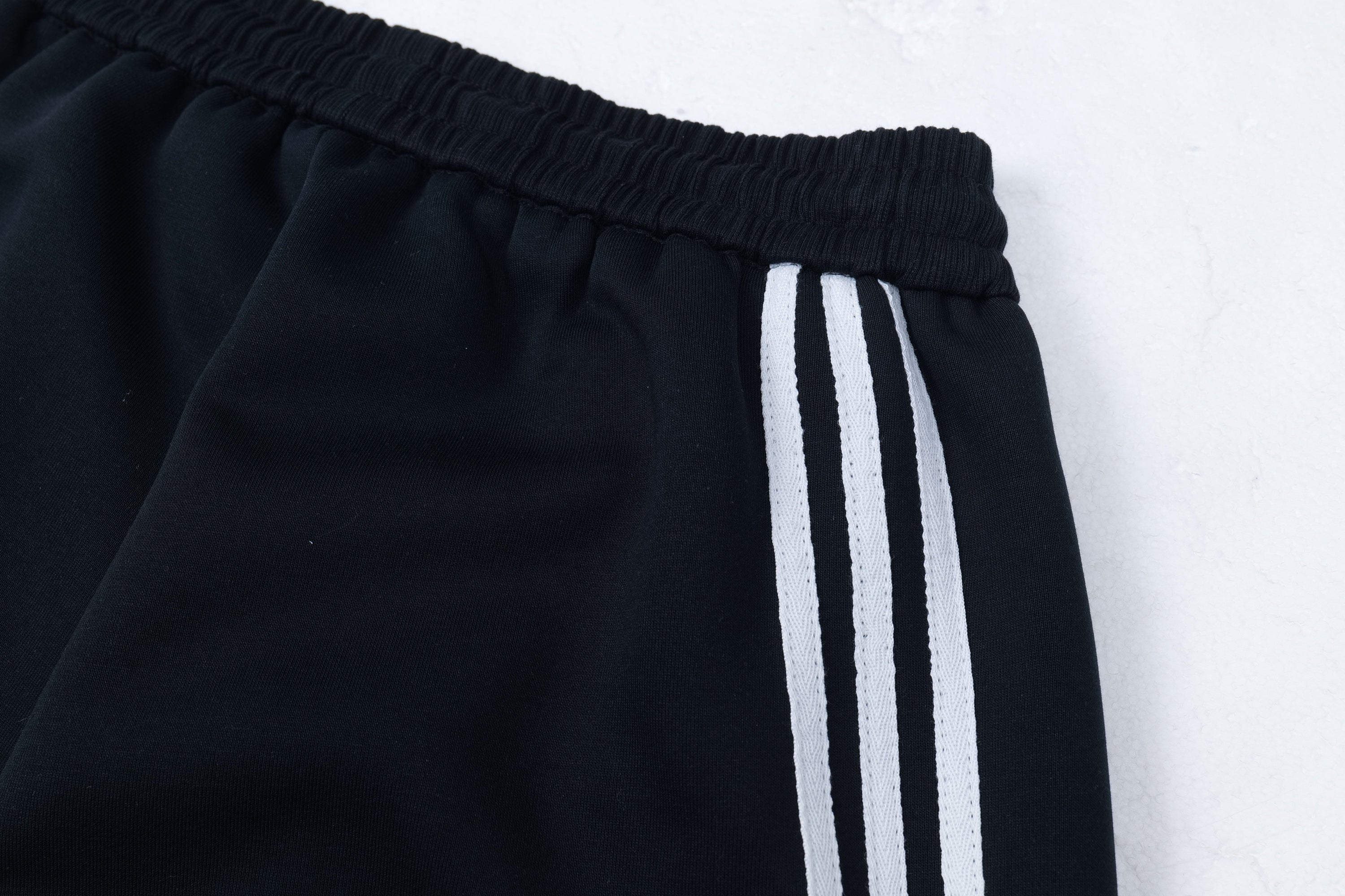 Curved Triple-Stripe Wide-Leg Track Pants | Streetwear