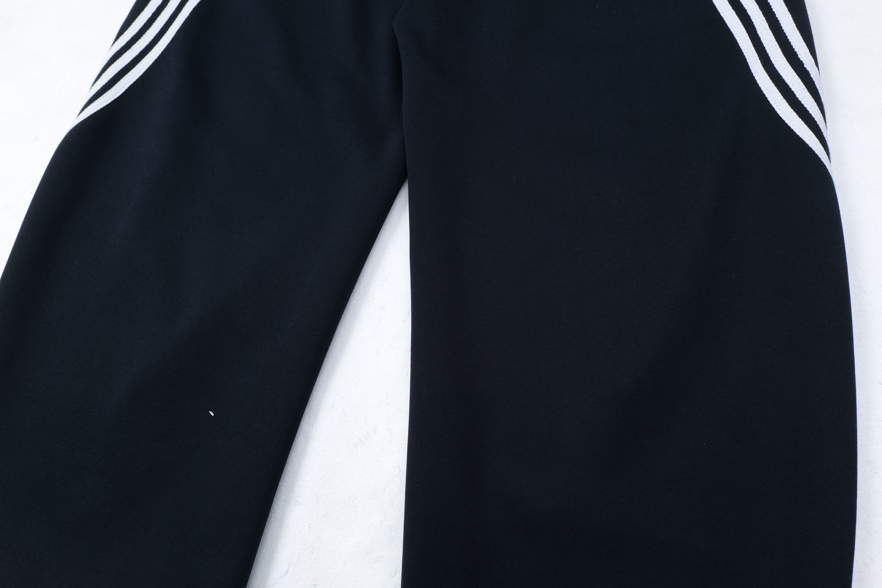 Curved Triple-Stripe Wide-Leg Track Pants | Streetwear