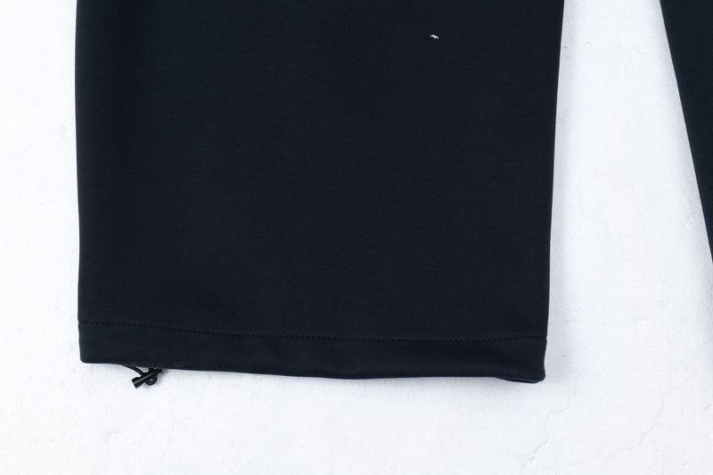 Curved Triple-Stripe Wide-Leg Track Pants | Streetwear