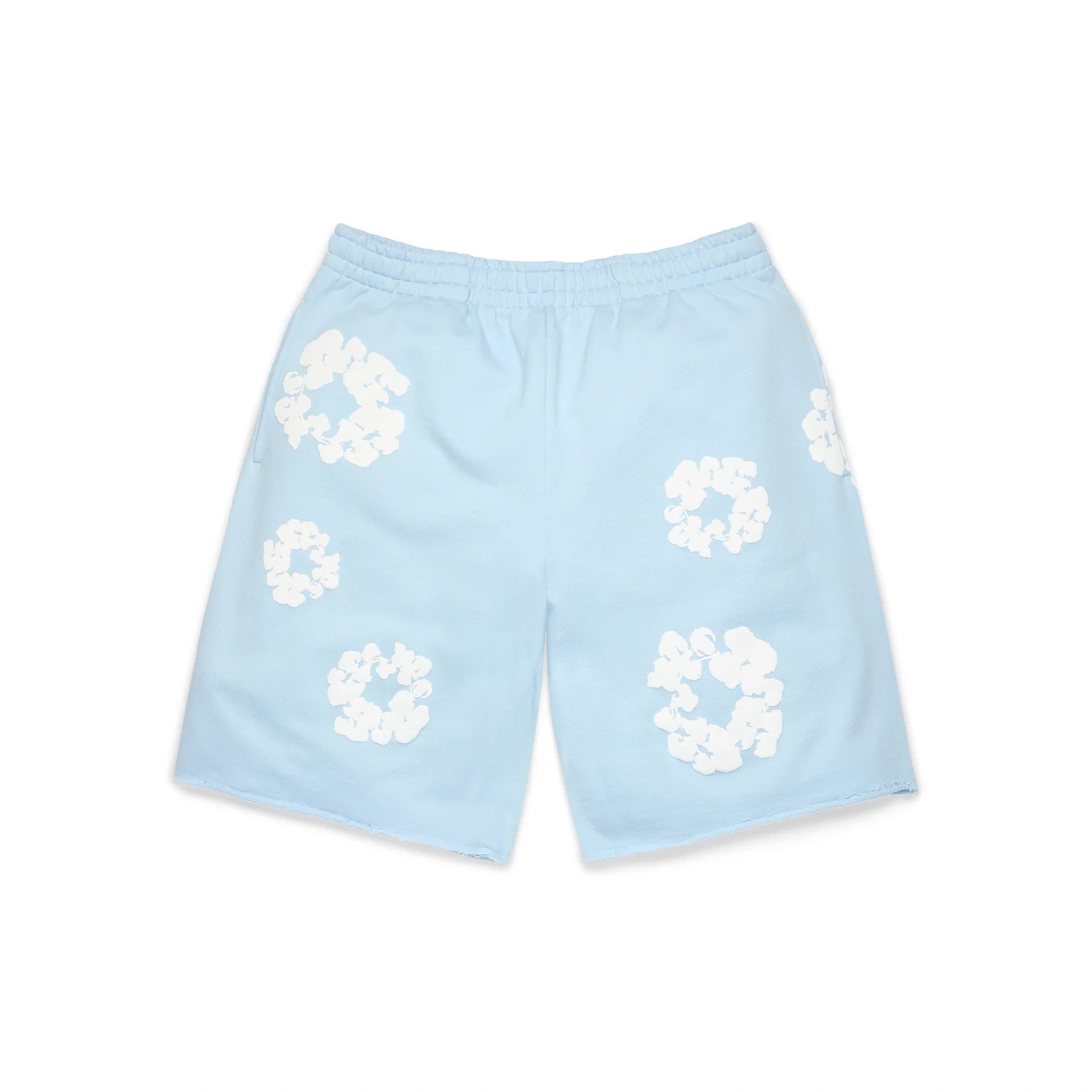 Denim Tears Cotton Wreath Sweat Shorts – Powder Blue