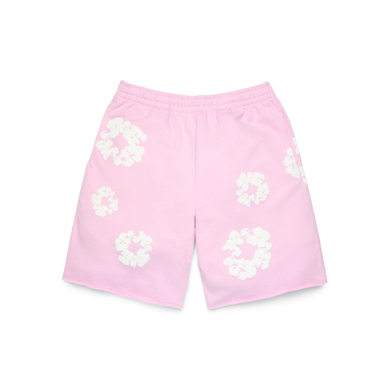 Short en molleton "Cotton Wreath" Denim Tears – Rose
