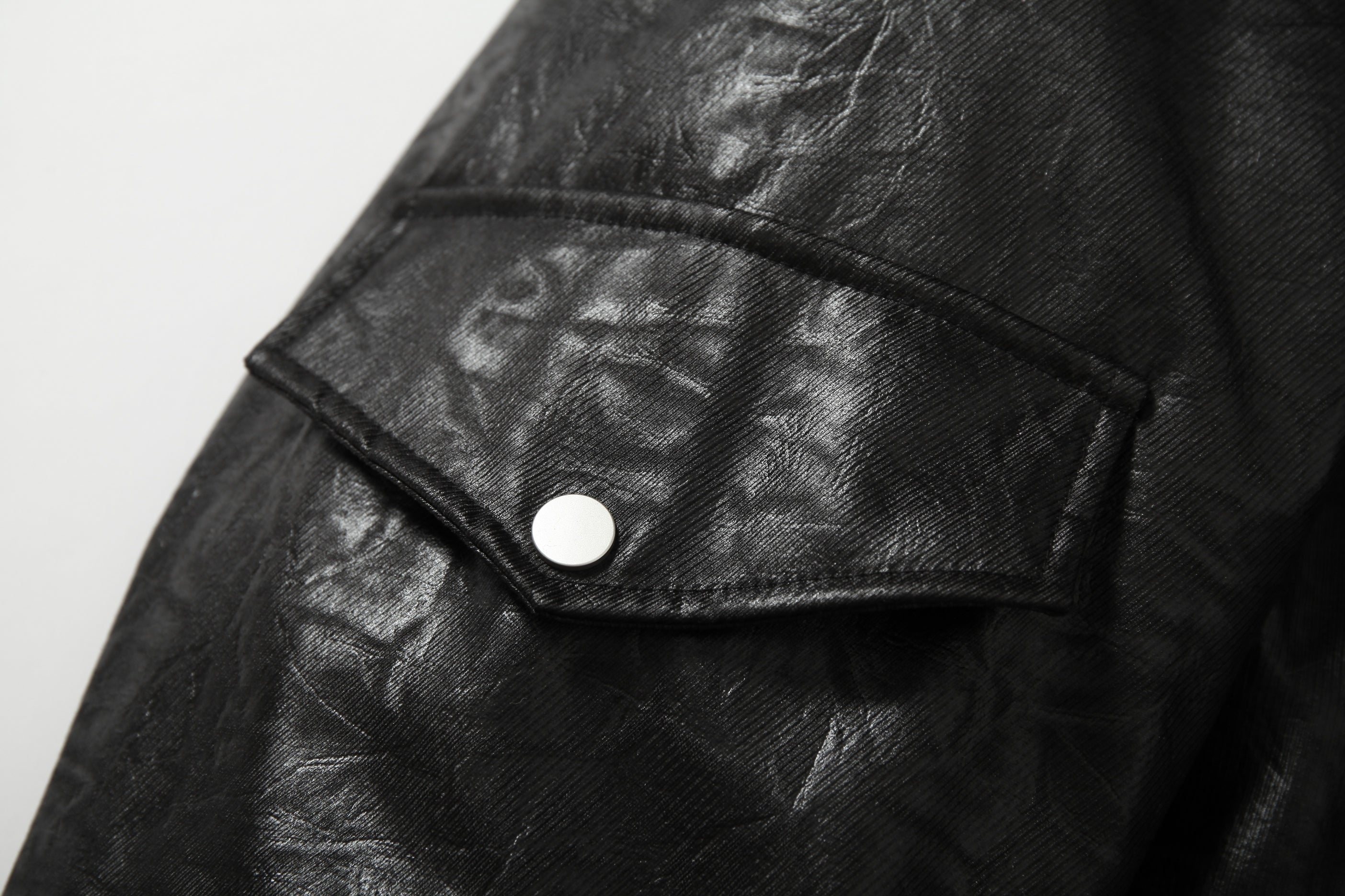 Fur-Trim Hooded Faux Leather Bomber Jacket | Restarall