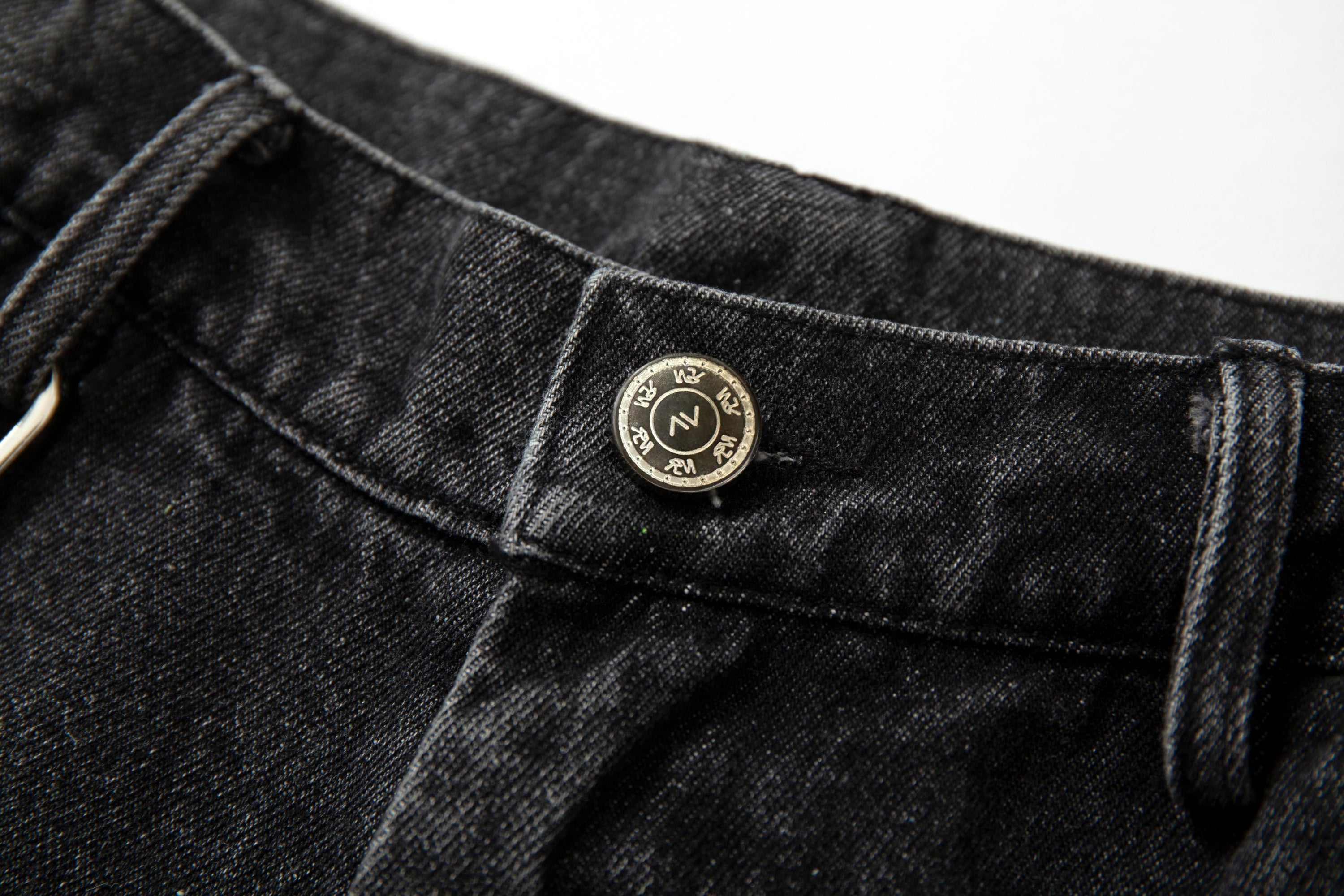 Omirad Side Stripe Washed Barrel-Leg Denim Jeans