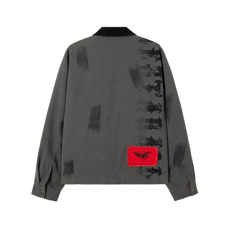 Omirad Gothic Patchwork Zip Jacket | Dark Street Graphic