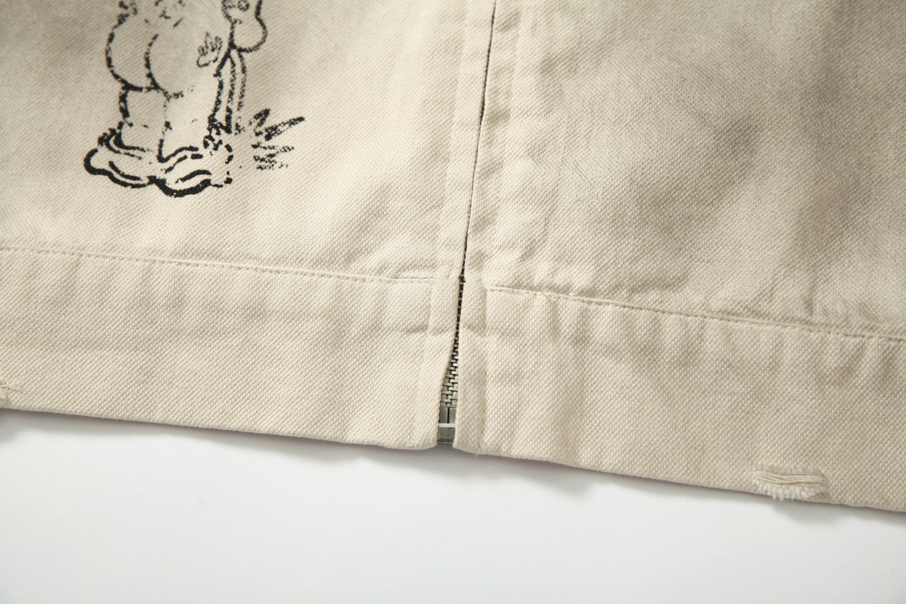 Omirad Vintage Washed Graphic Jacket | Graffiti Art Bomber