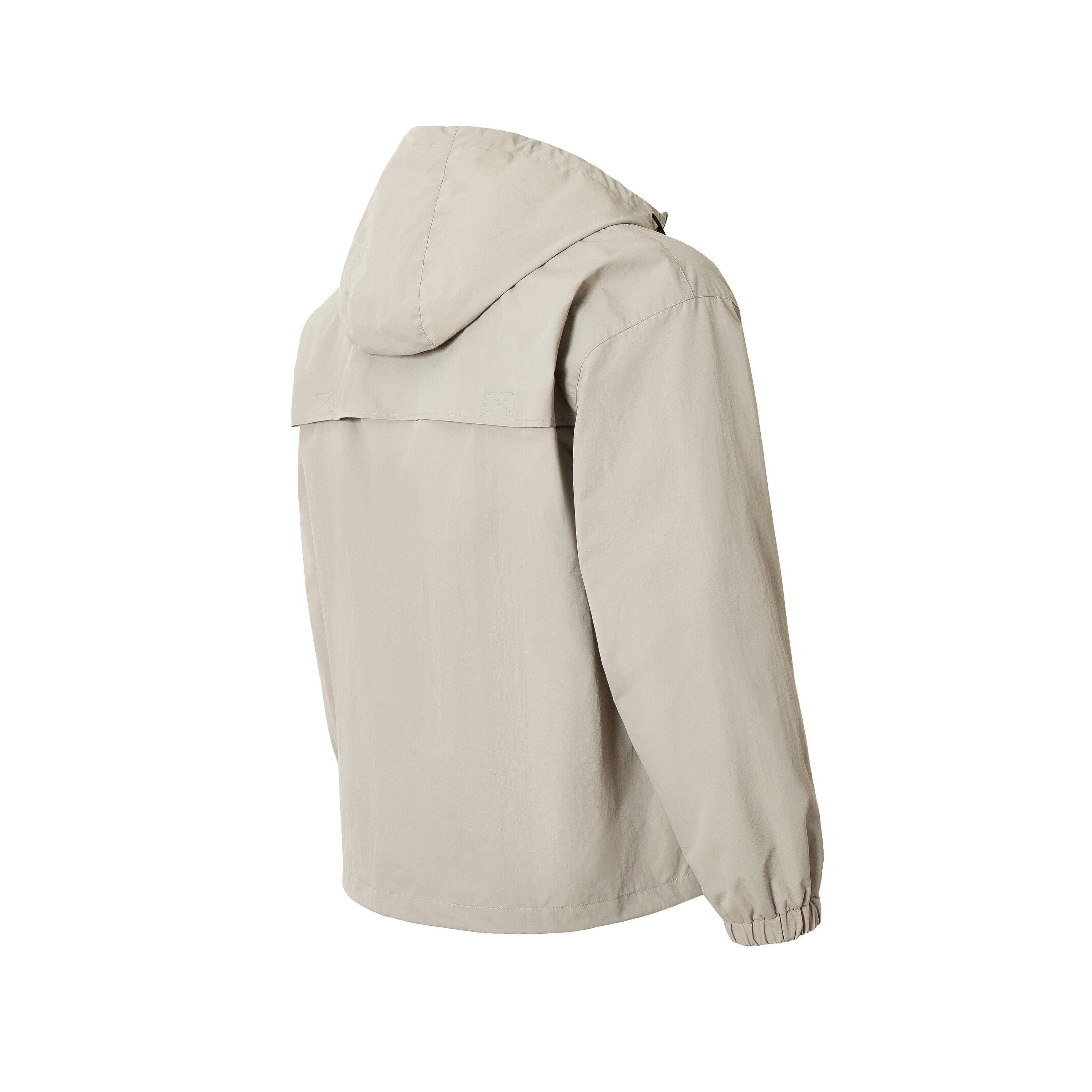 Colorblock Utility Windbreaker Jacket | Hooded Nylon Shell