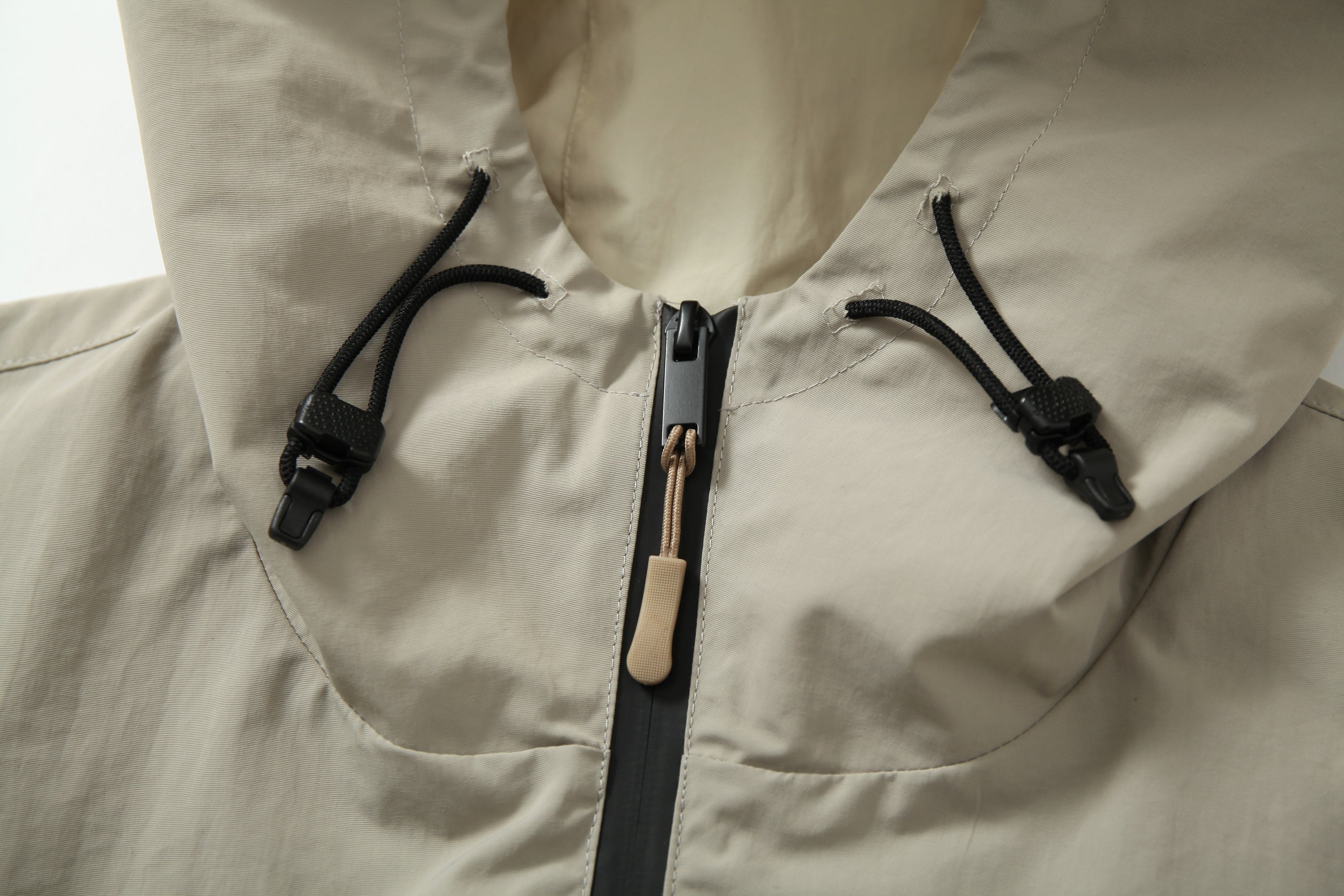 Colorblock Utility Windbreaker Jacket | Hooded Nylon Shell