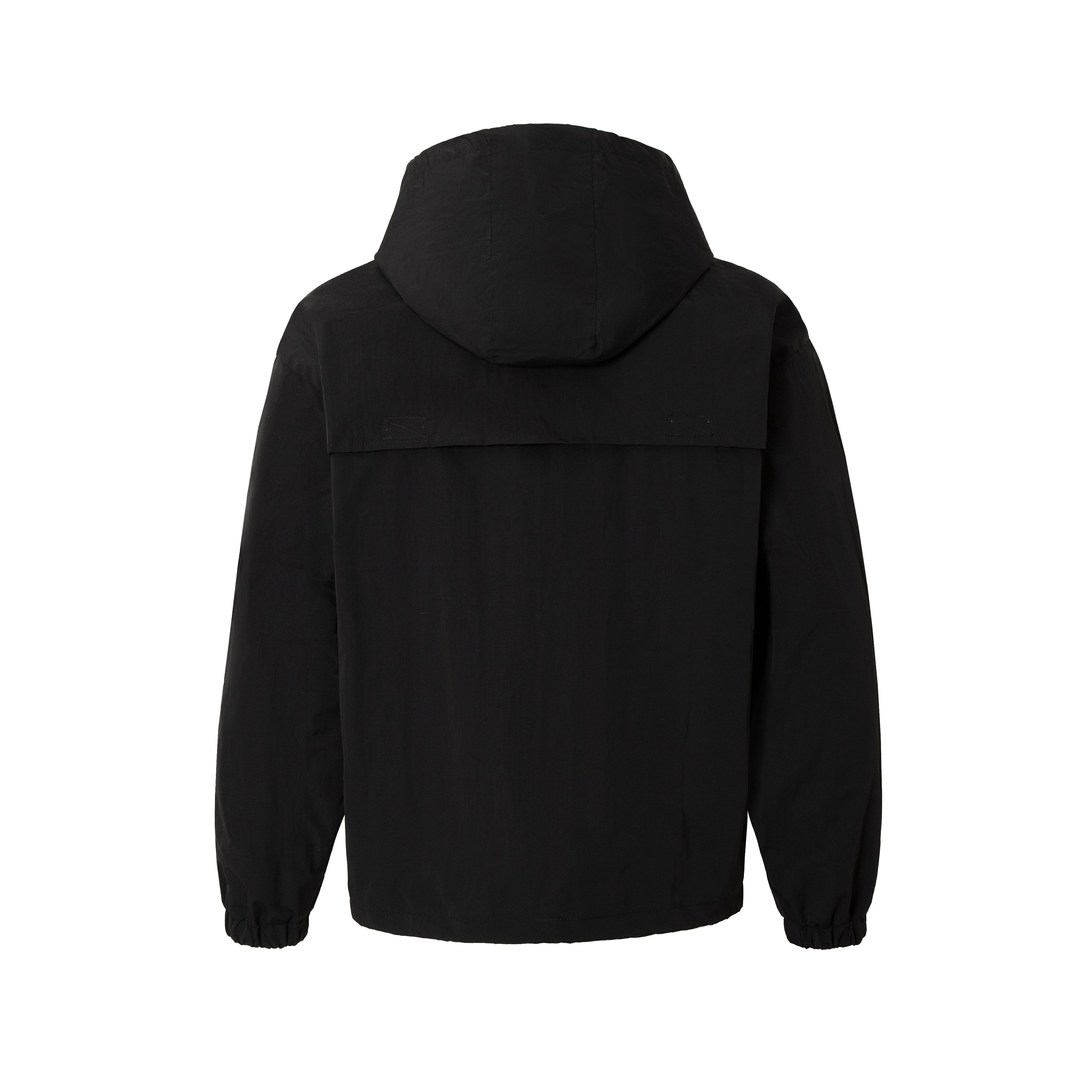 Colorblock Utility Windbreaker Jacket | Hooded Nylon Shell